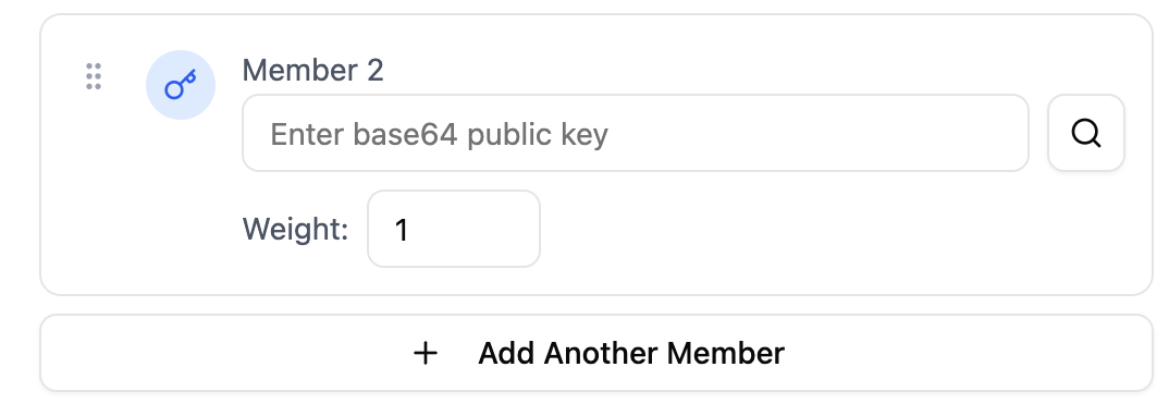 Screenshot showing how to look up a public key. Sagat lookup public key